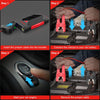 Portable12V Car Battery Jump Starter Power Pack with USB Quick Charge and Built-in LED Light
