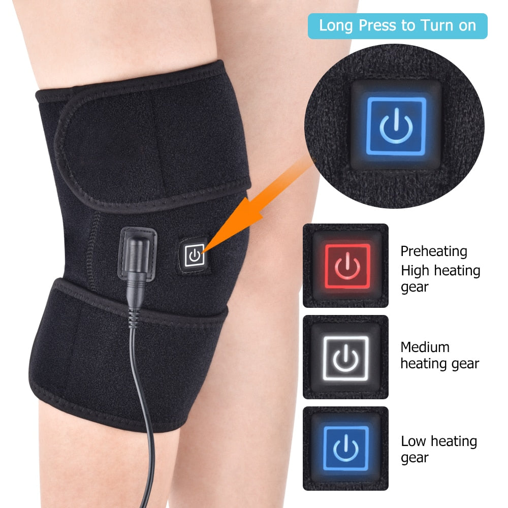 Arthritis Infrared Heating Therapy Knee Rehabilitation Support Brace Pain Relief
