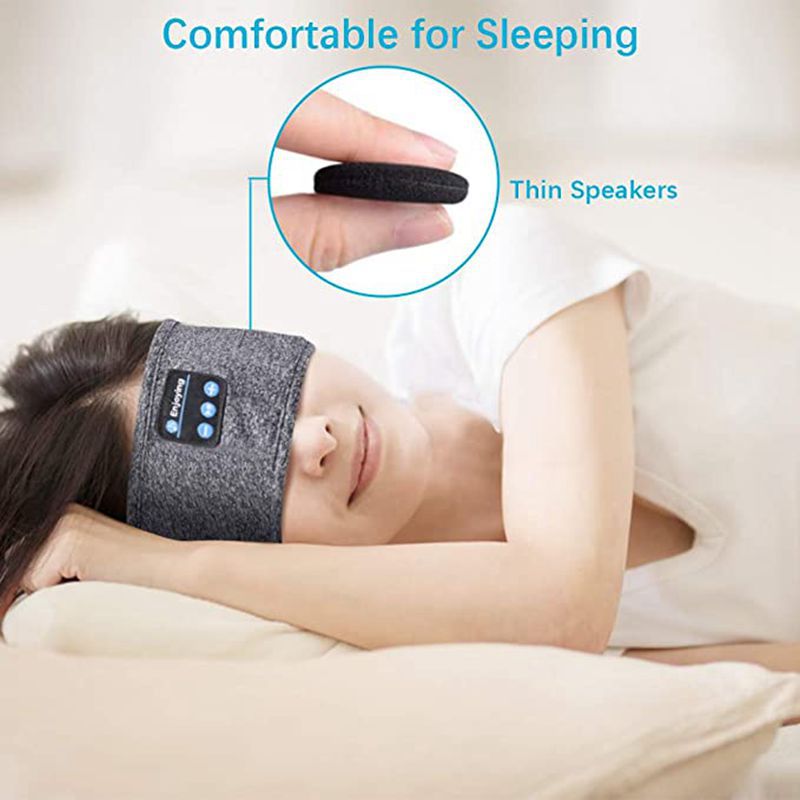 Bluetooth Sleeping  Wireless Music Earphones Eye Mask for Side Sleeper