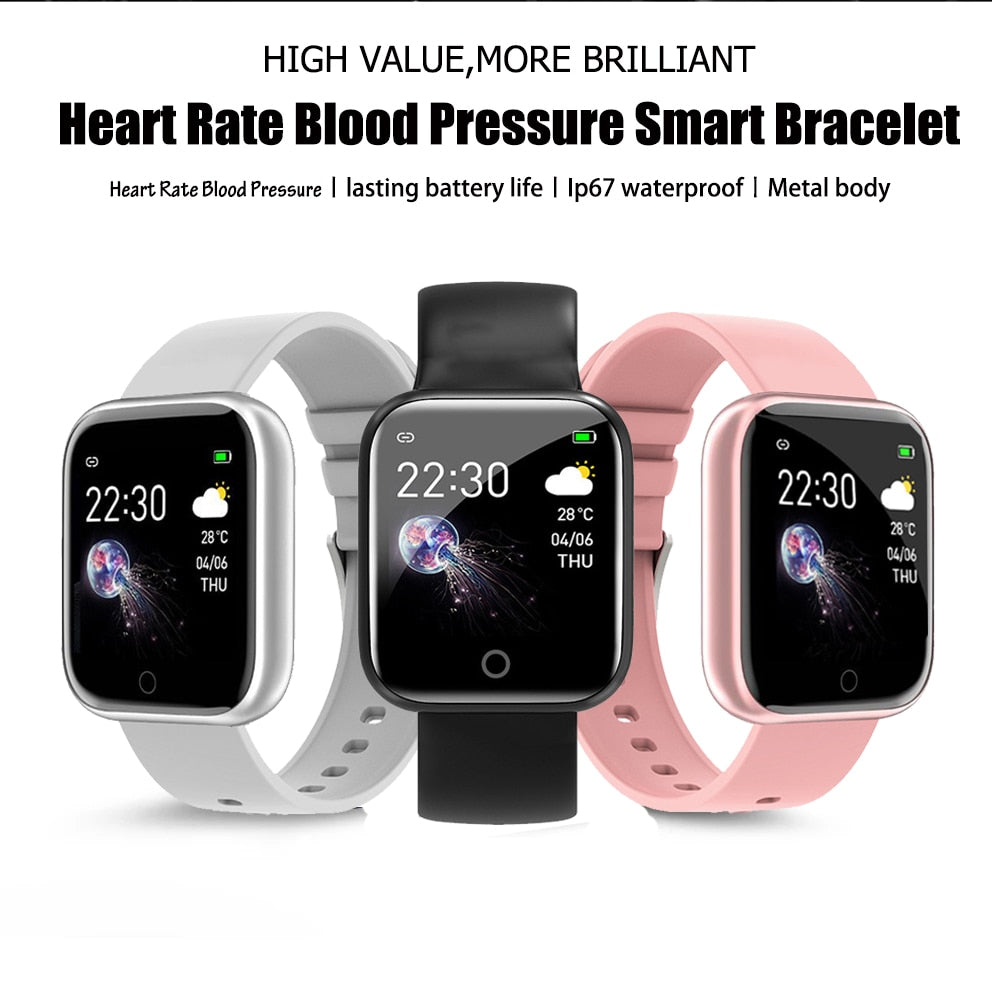 I5 Sport Smartwatch Heart Rate Blood Pressure Fitness For Android IOS Phone