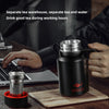 Insulated Stainless Steel Coffee Mug With Tea Infuser and Touch Temperature Display
