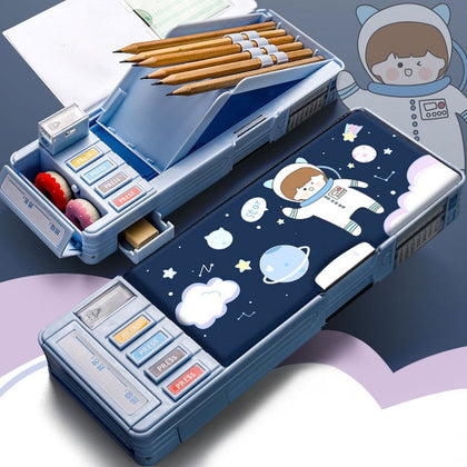 Cute Cartoon Pencil Case for Kids with Storage and School Supplies - Cysos Electronics