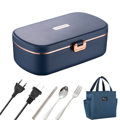 Stainless Steel Electric Lunch Box with Heating & Leak-Proof Design - Cysos Electronics