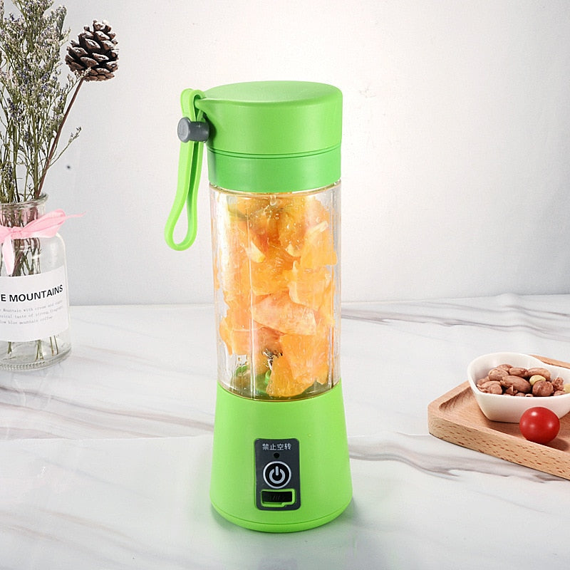 Portable Multifunction USB Rechargeable Electric Juicer for