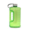 Large Motivational Water Bottle with Time Marker BPA Free Plastic for Fitness, Gym, and Outdoor Sports