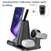 3 in 1 Fast Multifunctional Wireless Charger Stand with LED Digital Clock and Universal Compatibility