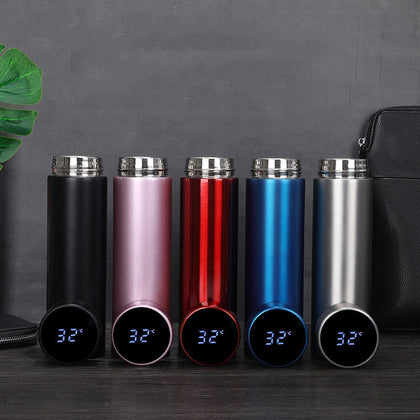 Insulated Water Bottle with Smart Touch Temperature Display - Cysos Electronics