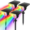 48 LED Solar Outdoors Wireless Waterproof Landscape Spotlights in Multicolor