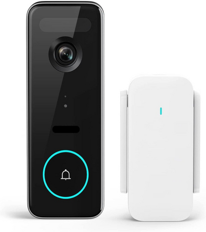 Wireless Video Doorbell Camera, 5MP Ultra HD,  Triple Motion Detection with Homebase, Work with Alexa & Google Assistant - Cysos Electronics